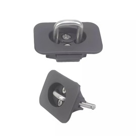 2-Pack Heavy-Duty Retractable Tie-Down Anchors Compatible with Ford F150 2015-2024/2017-2024 Super Duty/2017-2024 Raptor – Anti-Rust Truck Bed Anchors