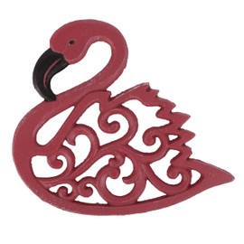 Cast Iron Pink Flamingo Trivets for Hot Dishes