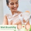 2pcs Cepillo Exfoliante Para La Ducha | Diseño De Doble