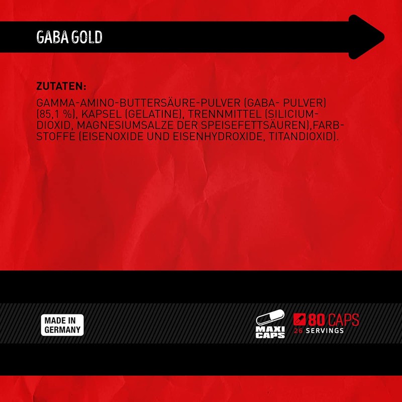 Body Attack GABA Gold 80 Capsules (95 g)