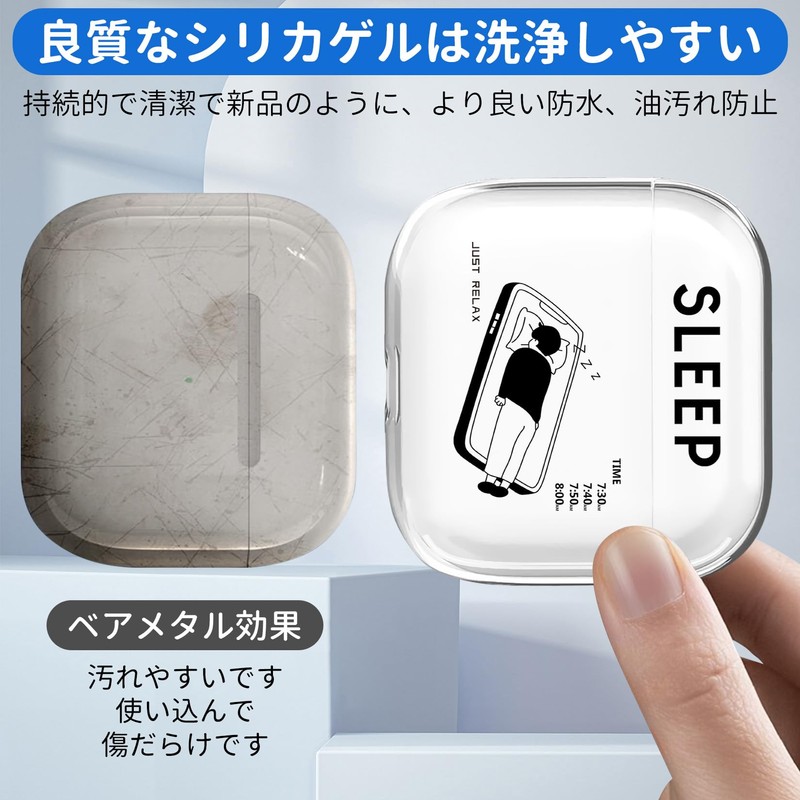 AirPods 4 Case (2024 Model), Clear, Stylish, Funny, Cute, AirPods