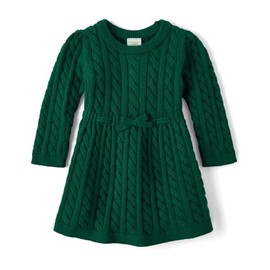 Gymboree,and Newborn Long Sleeve Sweater Dress,Noble Forest,0-3 Months
