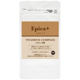 Epica+ B Vitamins, 2 Capsules Per Day Supplement, 8 Type B Vitamins Together, For Busy Days, Rhythm Support, GMP Certified Factory