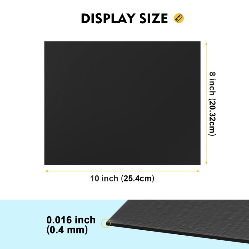 Magicfly Magnet Adhesive Sheets 8 x 10 Inch, 15 Pack