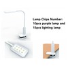 UV LED Nail Lamp with Clamp 2 in 1 Nail