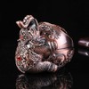 Zinc Alloy Windproof Ashtray Innovative Elephant Styling Embossed Ornaments for