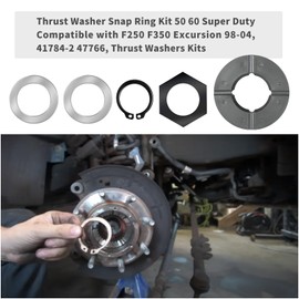 Kit de anillos de presión de arandela de empuje 50 60 Super Duty compatible con F250 F350 Excursion 98-04, 41784-2 47766, kits de arandelas de empuje, Vanshly