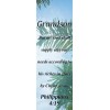 Grandson Keepsake Bookmark with Bible Verse And Tassel - Inspirational