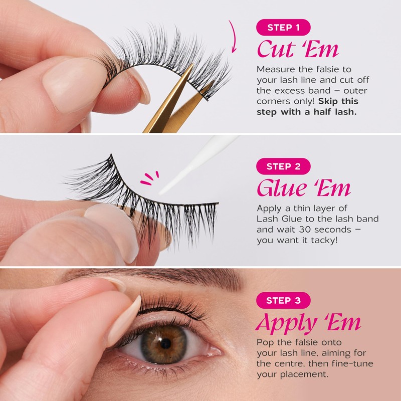 everGREEN Plant Lashes, Half Lashes, Strip Lashes, Natural Wispy Eyelashes,