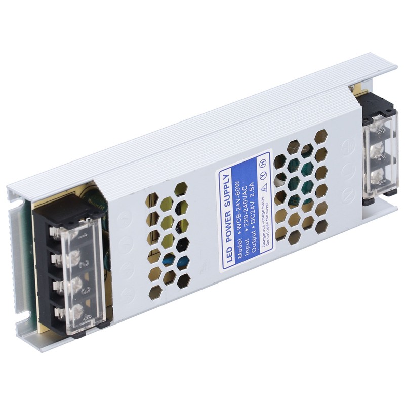 LED Power Supply Switching Driver Adapter UltraThin Long Strip Transformer