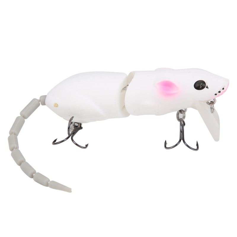 Artificial Simulation Mouse Shape Lure Bait Fishing Accessories with Treble