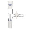 Labasics Glass Adapter, Vacuum Borosilicate Vertical Glass Adapter Removal, Vacuum