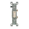 Leviton 1451-2T Framed Grounded Toggle Switch, 120 V, 15 A,