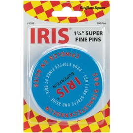 Euro-Notions Iris Swiss Pins, 500-Pack