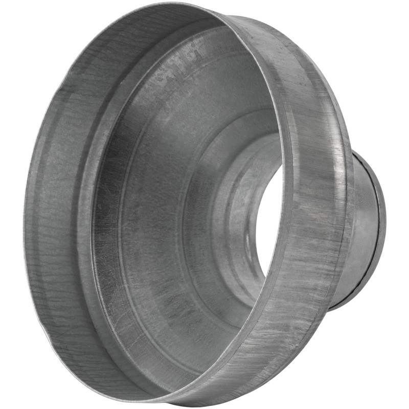 8" to 4" Inch Galvanized Steel Round Duct Reducer -