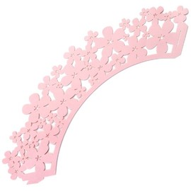 IBILI Cupcake Wrapper Set, paper Pink, 24 x 11 x 1 cm
