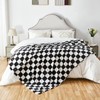 SOCHOW Checkered Flannel Throw Blanket, Soft Cozy Checkerboard Grid Pattern