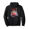 Western Christmas Santa Cowboy Red Howdy Red Truck Pullover Hoodie,