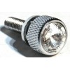 United Pacific UP Dash Screws for Kenworth Clear Jewels Chrome
