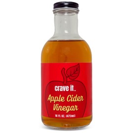 Crave It. Apple Cider Vinegar with Mother - Gut Health & Digestion - Made with Utah Honey - 16oz - 1pk