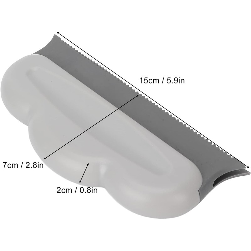 Liroyal Cat Dog Pet Brush Pilling Dusting Cleaning Double Serrated