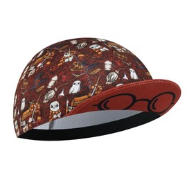 Corsehild Cartoon Cycling Cap for Man and Woman Cycling Hat Under Helmet-Polyester Breathable Sweat Absorbent