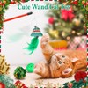 homdat Cat Toy, Pack of 10 Christmas Cat Toy Set