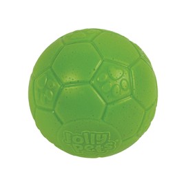 Jolly Pets Mini Jolly Soccer Ball; Floating-Bouncing Dog Toy; 3" Green Apple