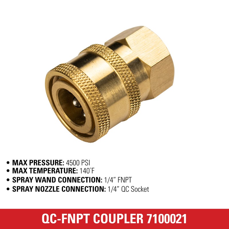 Simpson Cleaning 7100021 Replacement QC Socket for Pressure Washer Extension