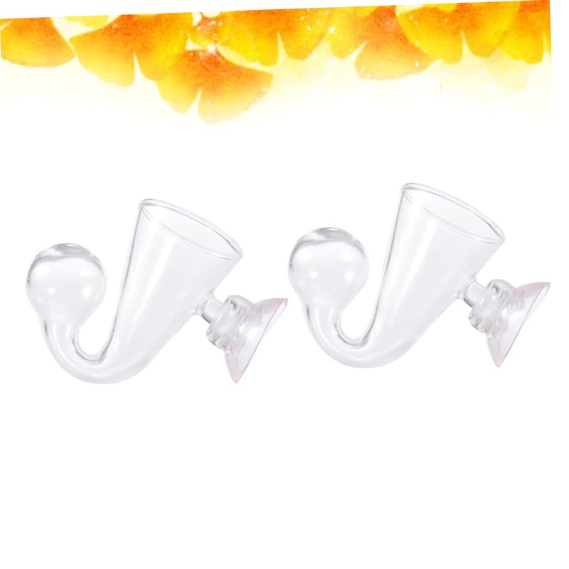 GRIRIW Fish Tank Co2 Concentration Monitor 2pcs Glass Co2 Checker