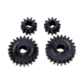TREAL SCX10 III/Capra Portal Gears 12/23T Harden Steel Gears Compatible with Axial 1/10 SCX10 3 Capra(12T/23T)