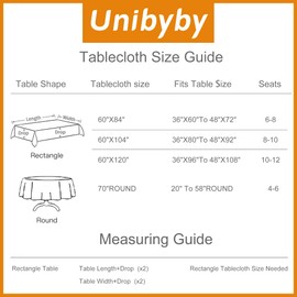 Unibyby Fall Tablecloth 60 x 120 Inch Rectangle, Pumpkins and Maple Leaves Table Cloth Fall Themed Decor for Dining Room Party