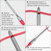 Cleqee 2mm Wire Piercing Probe Long Puncture Pin Wire Piercing