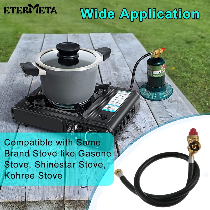 ETERMETA Dual Fuel Camping Stove Replacement Hose, 27.5 Inch M16