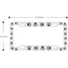 3D Dog Paw Print License Plate Frame, Cat Paw License