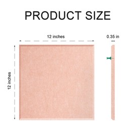 Aitakatta Cork Board Alternative, 12x12 inches Self-Adhesive Peach Felt Wall Tile, Bulletin Board for Walls, Vision Board for Home, Office, School, Bulletin Board Decorations(Peach,3030,12p)