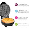 Innoteck Kitchen Pro 550W Mini Waffle Maker – Black Classic