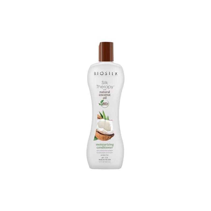 Biosilk Silk therapy with organic coconut oil moisturizing conditioner -