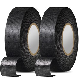 BEIVOBY 2 Rolls Automotive Wire Harness Tape, 50 Feet, High Temp Self-Adhesive Cloth Electrical Tape for Engine Harness Wrap, Noise Damping, and Insulation Protection