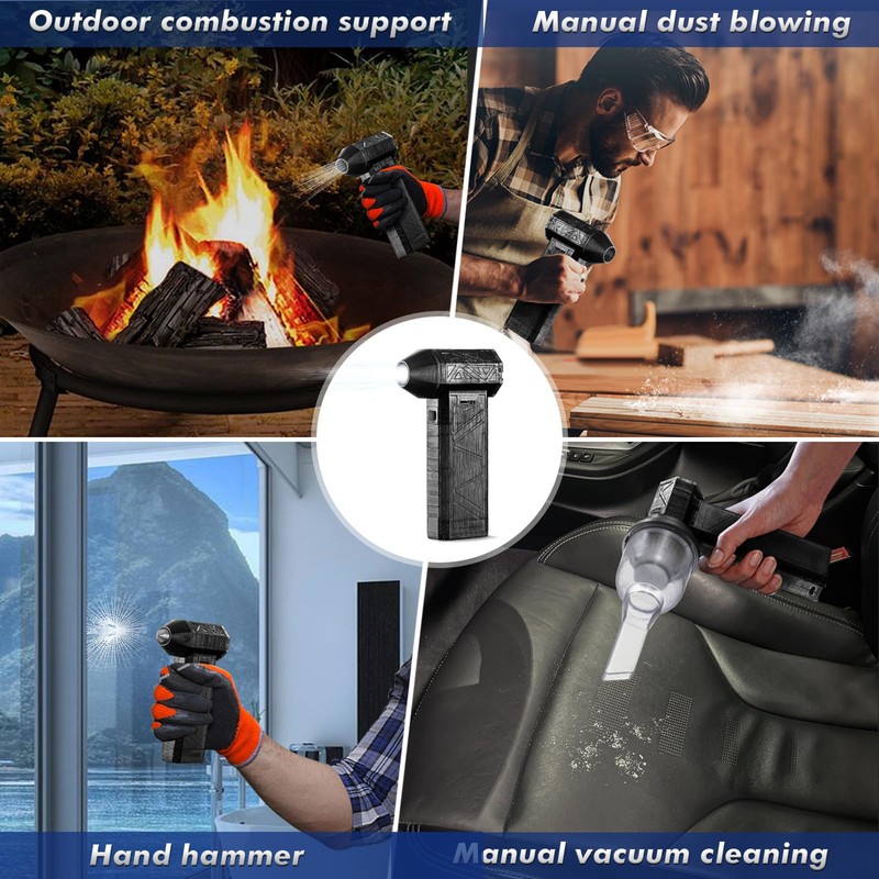 xinyee Turbo Jet Fan Portable Air Blower 130,000 RPM Brushless