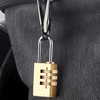 Brass Combination Lock, 3 Digit Combination Padlock Set Your own