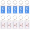 TONOS Rectangle Jw.org No Blood Double Sided Key Chain Jehovah's