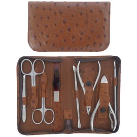 Tenartis 6-Piece Manicure Case Made of Genuine Leather