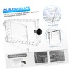 Gadpiparty Thermostat Lock Box with Combination Transparent Protective Cover for