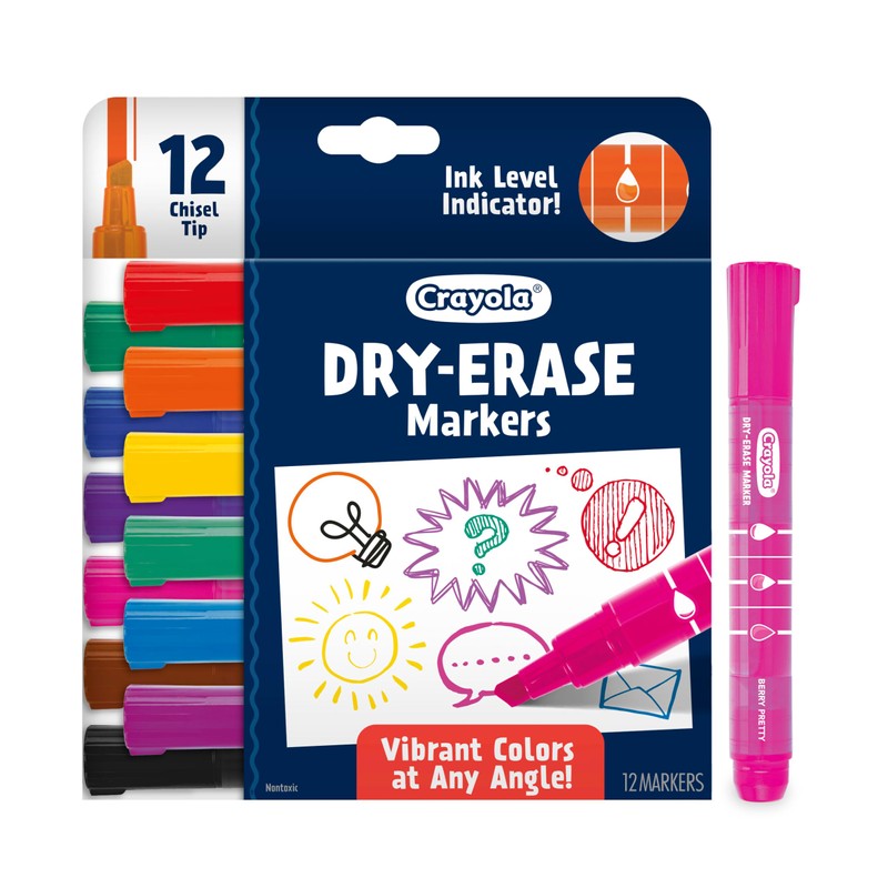 Crayola Take Note Dry Erase Markers for School (12ct) Teacher