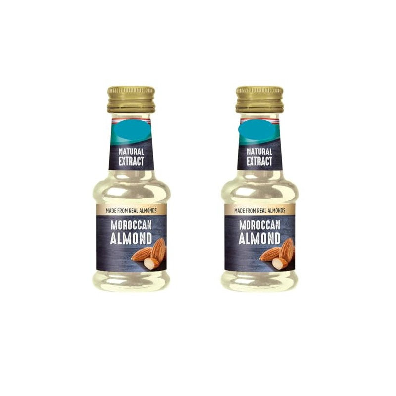 Moroccan Almond Extract 2X35ml Created with the finest quality almonds