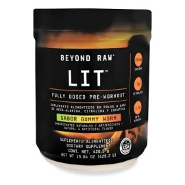 Beyond Raw Lit Pre-workout Sabor Gummy Worm                                                                                                           