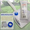 WaterStorageCube Funnel Spout 2-Pack Accessory for Collapsible Water Container Cubes,