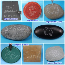 Sworker 10 Pcs Carbide Burr Set 1/8" Shank w/ 2 Collets Compatible with Dremel Bits Rotary Tools Attachment Kit Rasp Drill File Accessories Metal Wood Stone Steel Grinding Carving Cutting Polishing