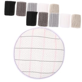 IWOWHERO DIY Latch Hook Rug Yarn Set Crochet Yarn for Blankets 1 Set Rug Making Kit